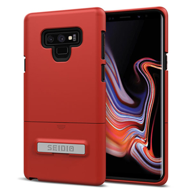 Surface with Kickstand for Samsung Galaxy Note 9 (Dark Red /Black)